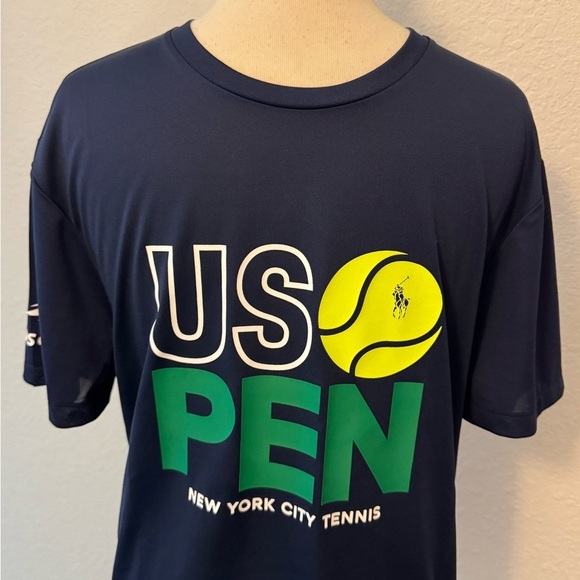 Polo Ralph‎ Lauren Unisex US Open Short Sleeve Jersey Pullover Size M